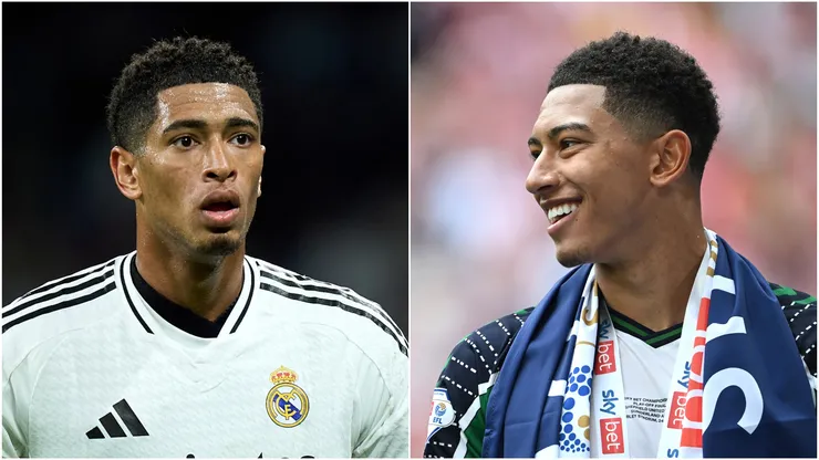 Jude Bellingham (L) of Real Madrid and Jobe Bellingham (R) of Sunderland.