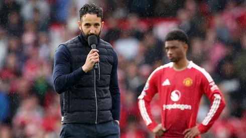 In a powerful on-field speech, Amorim encouraged unity among fans and players, stating that the club must move forward together.