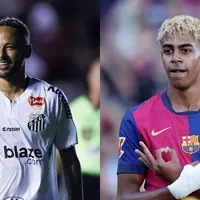 Neymar and Lamine Yamal