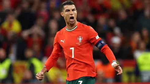Cristiano Ronaldo of Portugal celebrates