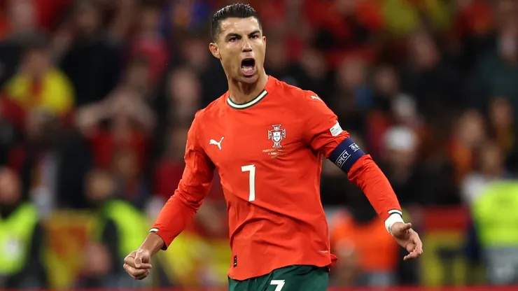 Cristiano Ronaldo of Portugal celebrates