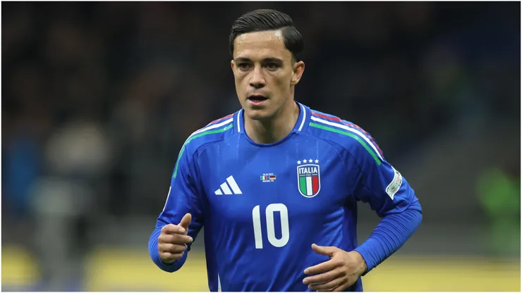 Giacomo Raspadori of Italy