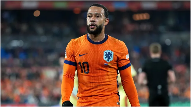 Memphis Depay of the Netherlands.
