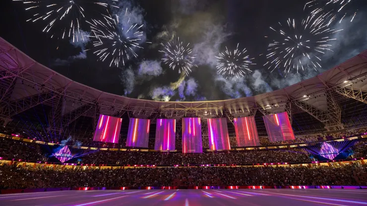 The opening ceremony of FIFA Club World Cup 2023 in Jeddah, Saudi Arabia.