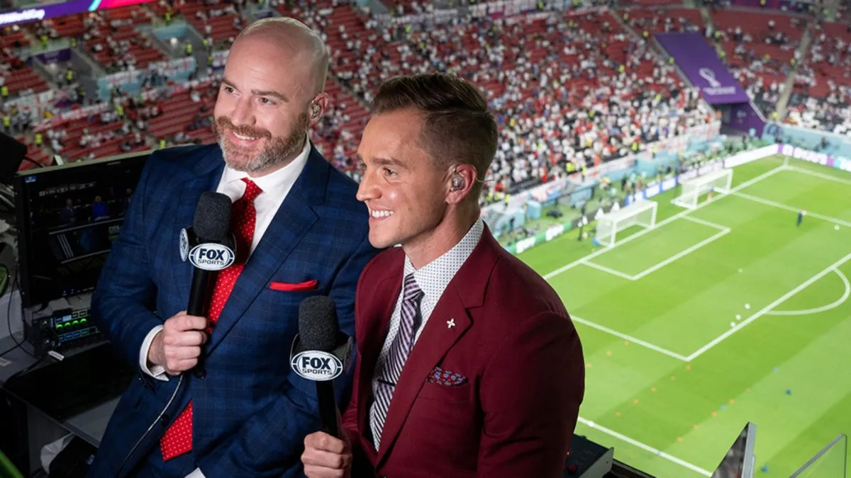 John Strong for the Fox Sports coverage. (Source: @FOXSportsPR)