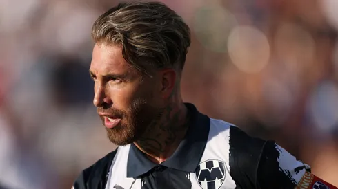 Sergio Ramos of CF Monterrey looks on during the FIFA Club World Cup 2025 group E match between CF Monterrey and FC Internazionale Milano at Rose Bowl Stadium on June 17, 2025 in Pasadena, California.