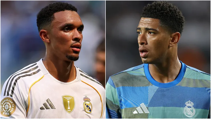 Jude Bellingham (left) and Trent Alexander-Arnold (right)