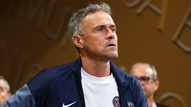 Luis Enrique, Head Coach of Paris Saint-Germain.