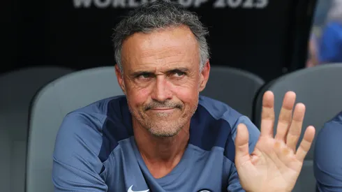 Luis Enrique, Head Coach of Paris Saint-Germain, looks on during the FIFA Club World Cup 2025 Final match between Chelsea FC and Paris Saint-Germain at MetLife Stadium on July 13, 2025 in East Rutherford, New Jersey.