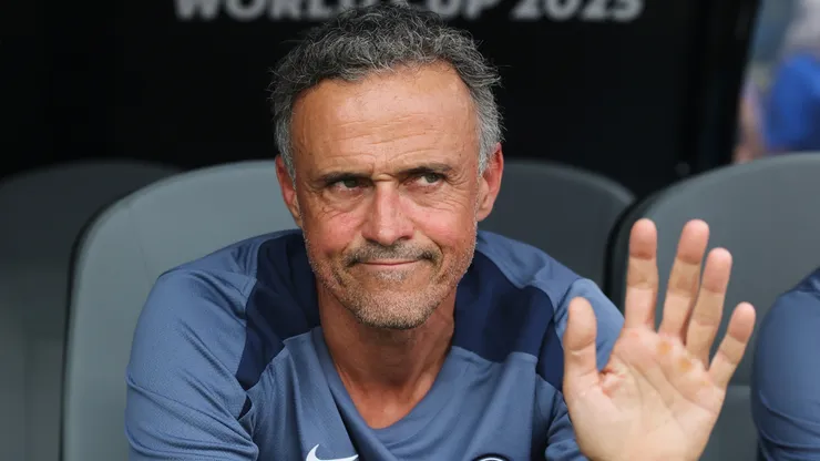 Luis Enrique, Head Coach of Paris Saint-Germain, looks on during the FIFA Club World Cup 2025 Final match between Chelsea FC and Paris Saint-Germain at MetLife Stadium on July 13, 2025 in East Rutherford, New Jersey.