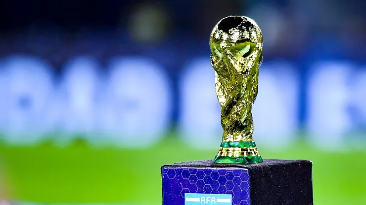 The FIFA World Cup trophy.