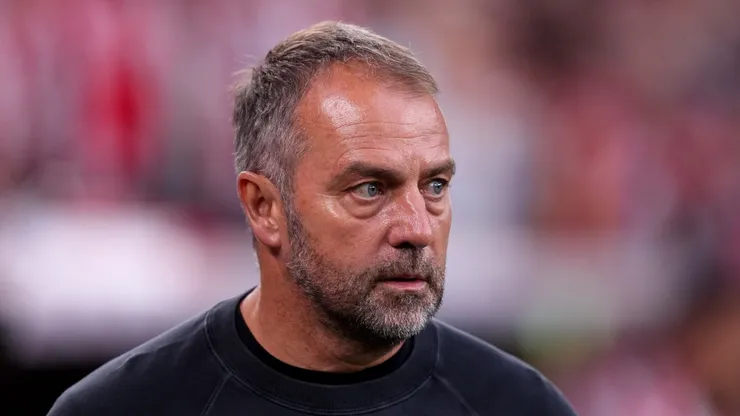 Barcelona head coach Hansi Flick.