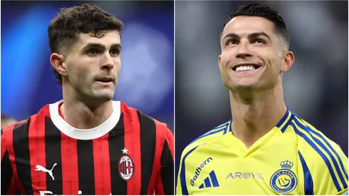 Christian Pulisic (left) and Cristiano Ronaldo (right)