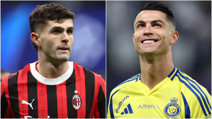 Christian Pulisic (left) and Cristiano Ronaldo (right)