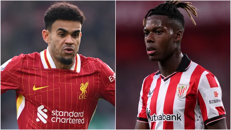 Luis Diaz (left) and Nico Williams (right)