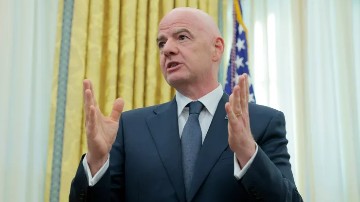 President of Fédération Internationale de Football Association (FIFA) Gianni Infantino.