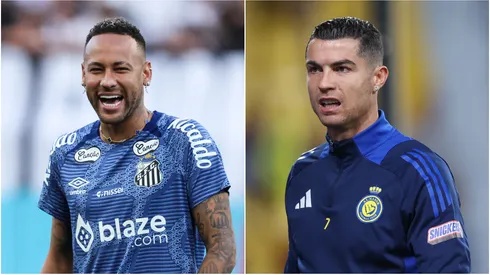Santos star Neymar and Al Nassr forward Cristiano Ronaldo.