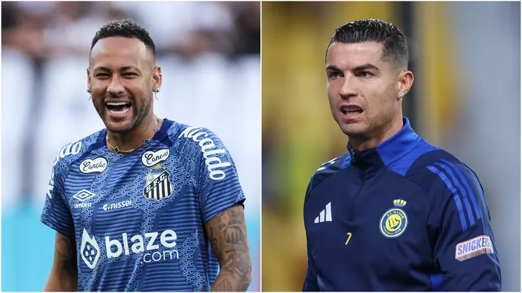 Santos star Neymar and Al Nassr forward Cristiano Ronaldo.
