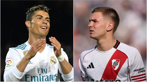 Cristiano Ronaldo and Franco Mastantuono.