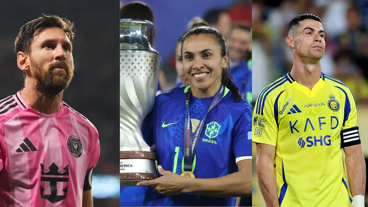 Marta revealed she studies Cristiano Ronaldo’s game closely to improve her own.