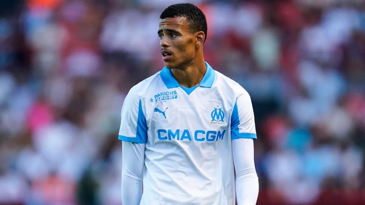 English forward Mason Greenwood.