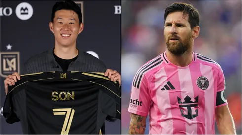 MLS stars Son Heung-min and Lionel Messi.