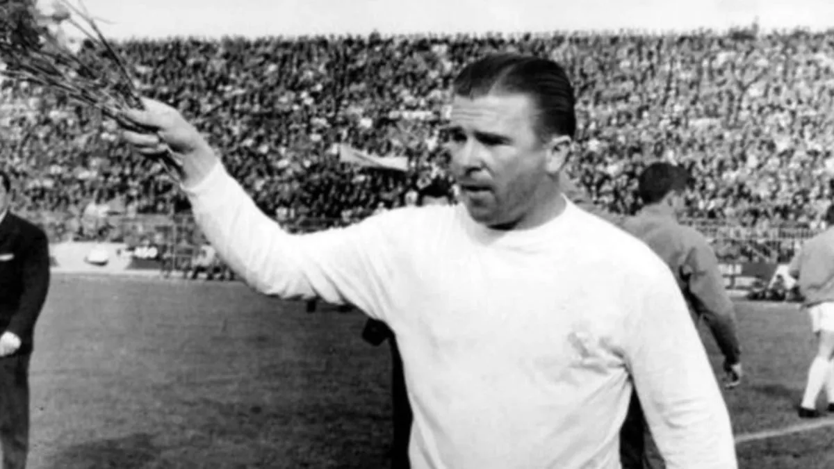 Real Madrid legend Ferenc Puskas.