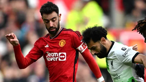 Manchester United midfielder Bruno Fernandes and Liverpool winger Mohamed Salah.
