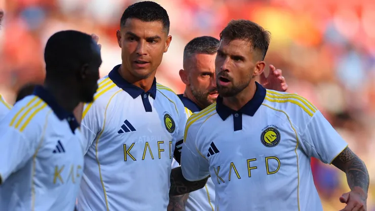 Cristiano Ronaldo and Inigo Martinez