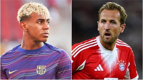 Barcelona winger Lamine Yamal and Bayern Munich striker Harry Kane.