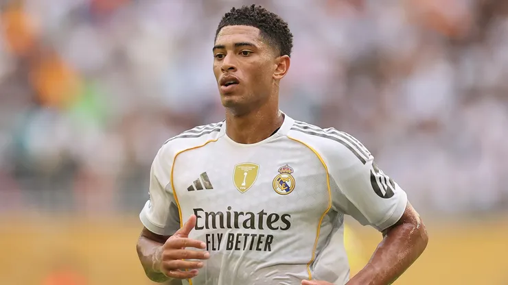 Jude Bellingham #5 of Real Madrid C. F. in action during the FIFA Club World Cup 2025.