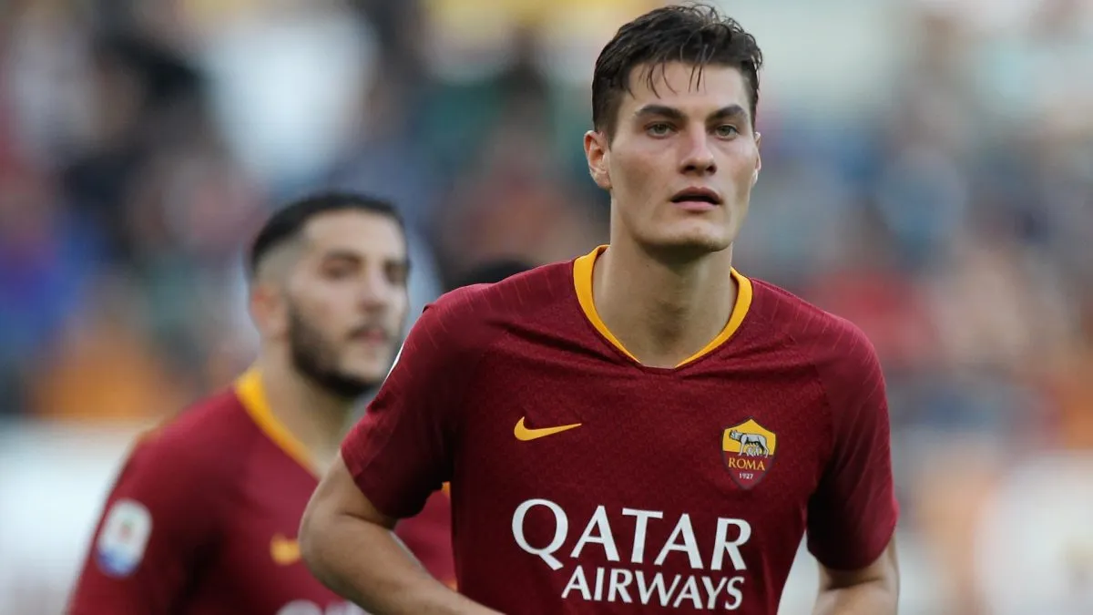 Patrick Schick of AS Roma looks on during the Serie A match in 2018. (Source: Paolo Bruno/Getty Images)