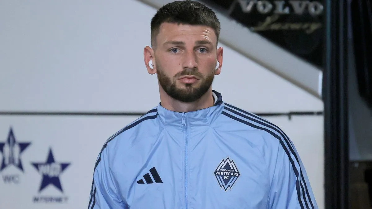 Tristan Blackmon of Whitecaps arrives at Corona Stadium during the 2025 Concacaf Champions Cup match between Monterrey and Whitecaps at Corona Stadium on March 12, 2025 in Torreon, Mexico.