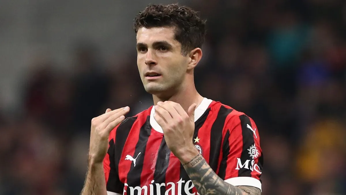 Christian Pulisic of AC Milan.