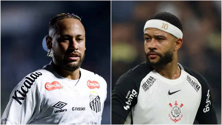 Neymar and Memphis Depay.