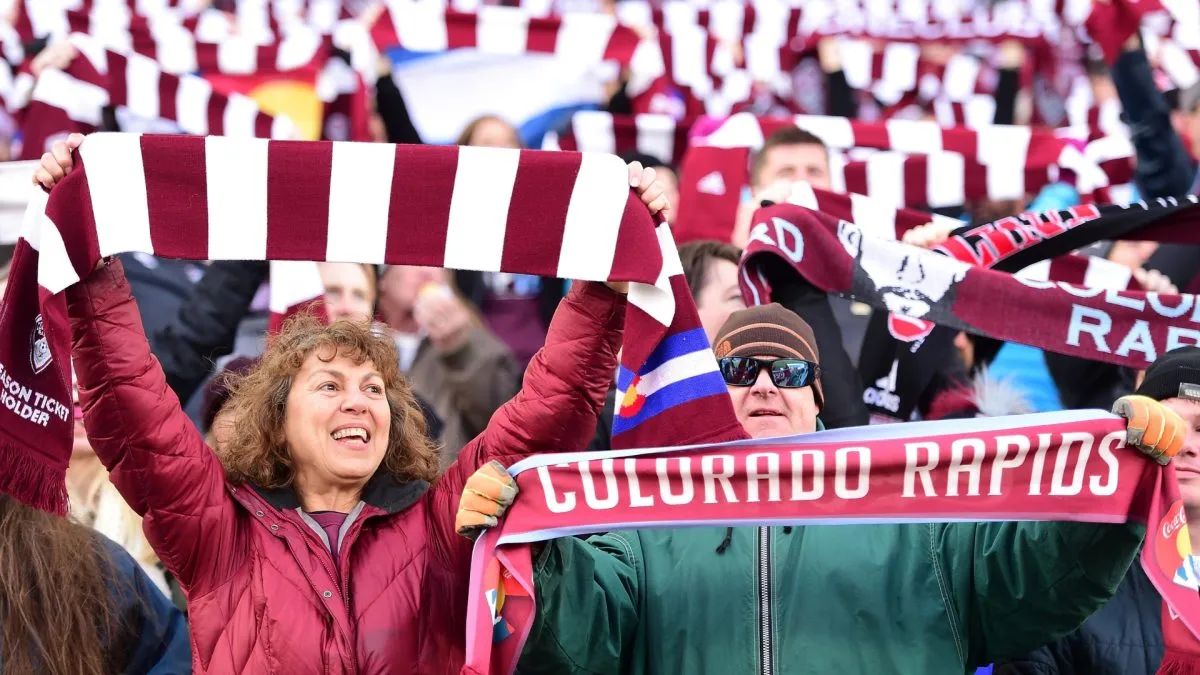 Colorado Rapids fans before the MLS Western Conference Finals game in 2016. (Source: Harry How/Getty Images)