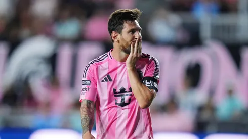 Lionel Messi playing for Inter Miami.