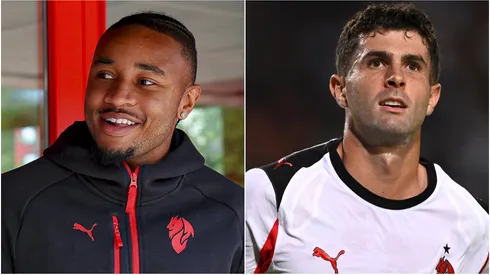 Christopher Nkunku (left) and Christian Pulisic (right)