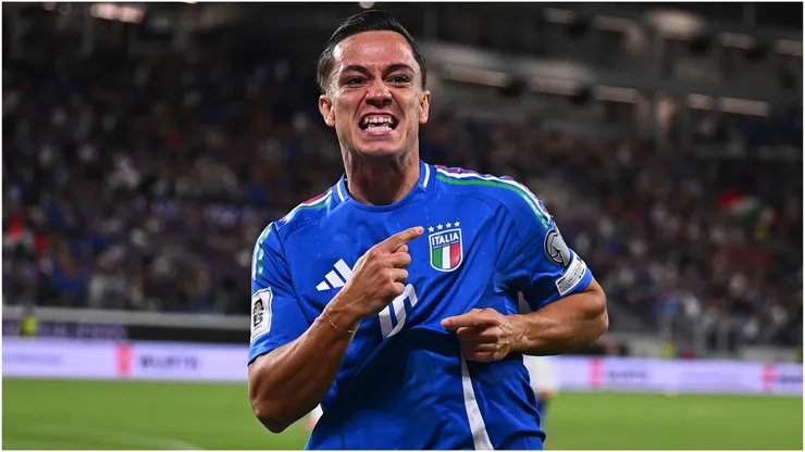 Giacomo Raspadori of Italy