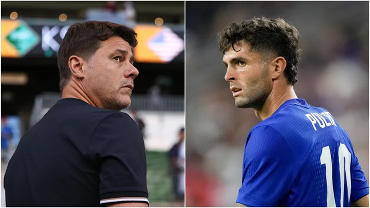 Mauricio Pochettino and Christian Pulisic.