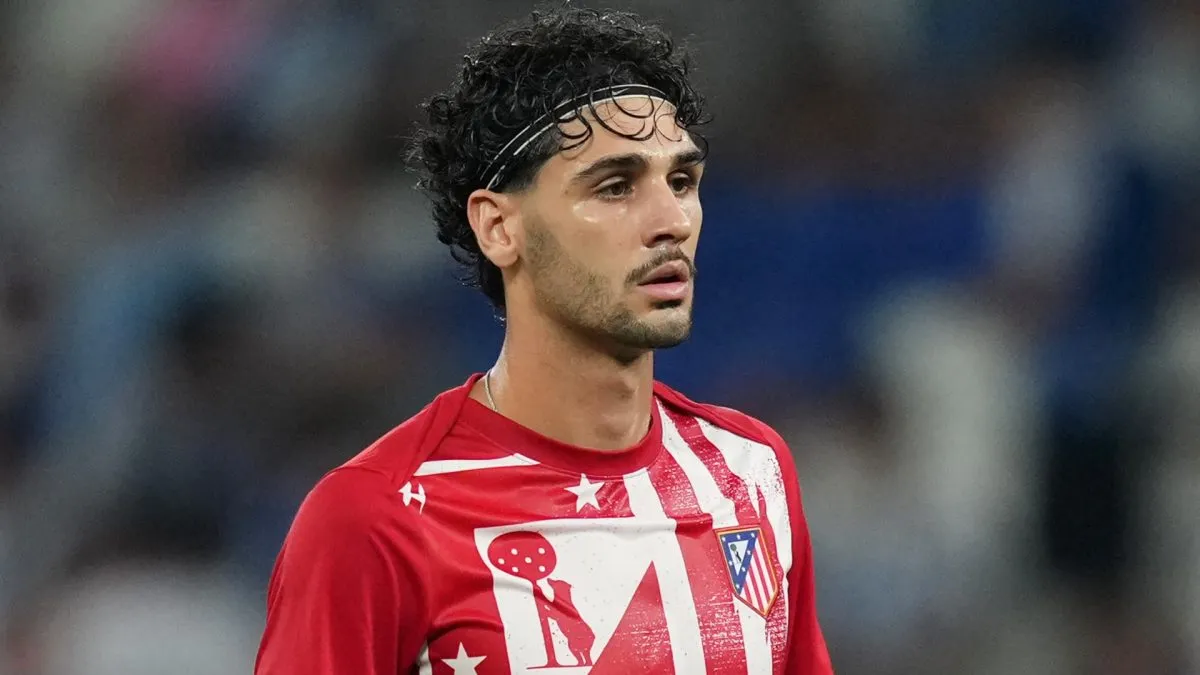 Johnny Cardoso of Atletico de Madrid looks on prior to LaLiga EA Sports match in 2025. (Source: Alex Caparros/Getty Images)