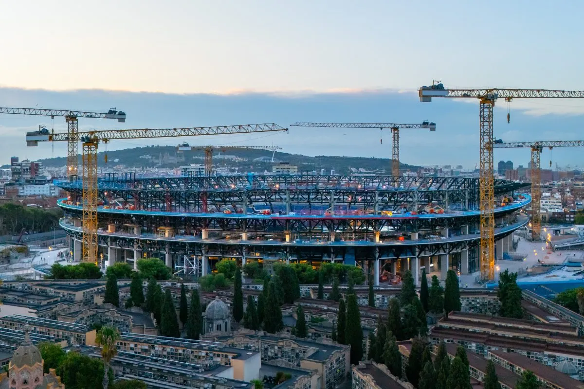Barcelona hopes to be able to use the new Camp Nou this season.