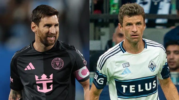 Lionel Messi (left) and Thomas Muller (right)