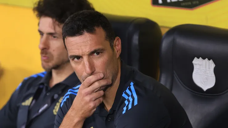 Argentina head coach Lionel Scaloni.
