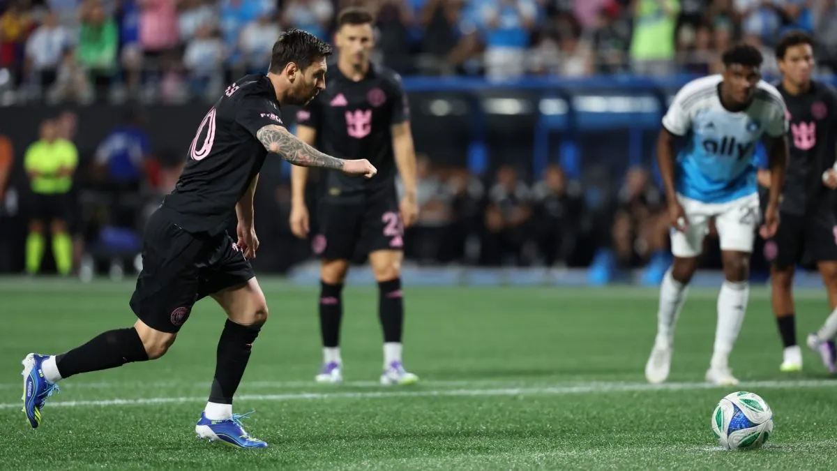 Lionel Messi missed his 34th penalty kick of his career against Charlotte.