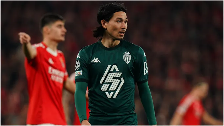 Takumi Minamino of AS Monaco