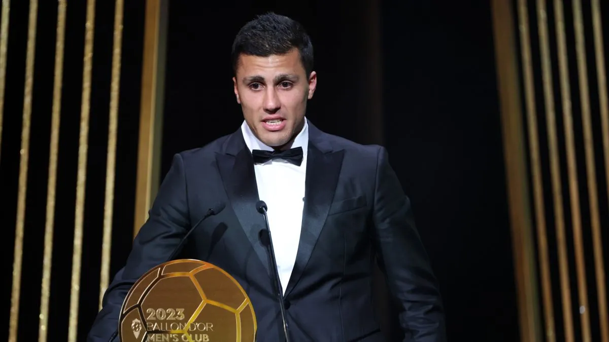 Rodri won the award last year, when Vinícius was also absent.