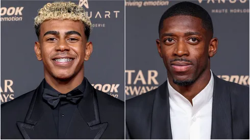 Lamine Yamal (left) and Ousmane Dembele (right)