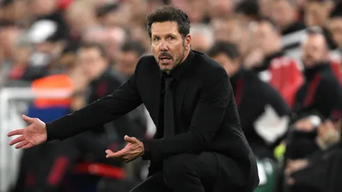 Simeone was sent off at Anfield for “unsporting conduct” after clashing with a fan following Virgil van Dijk’s stoppage-time winner in the 92nd minute.