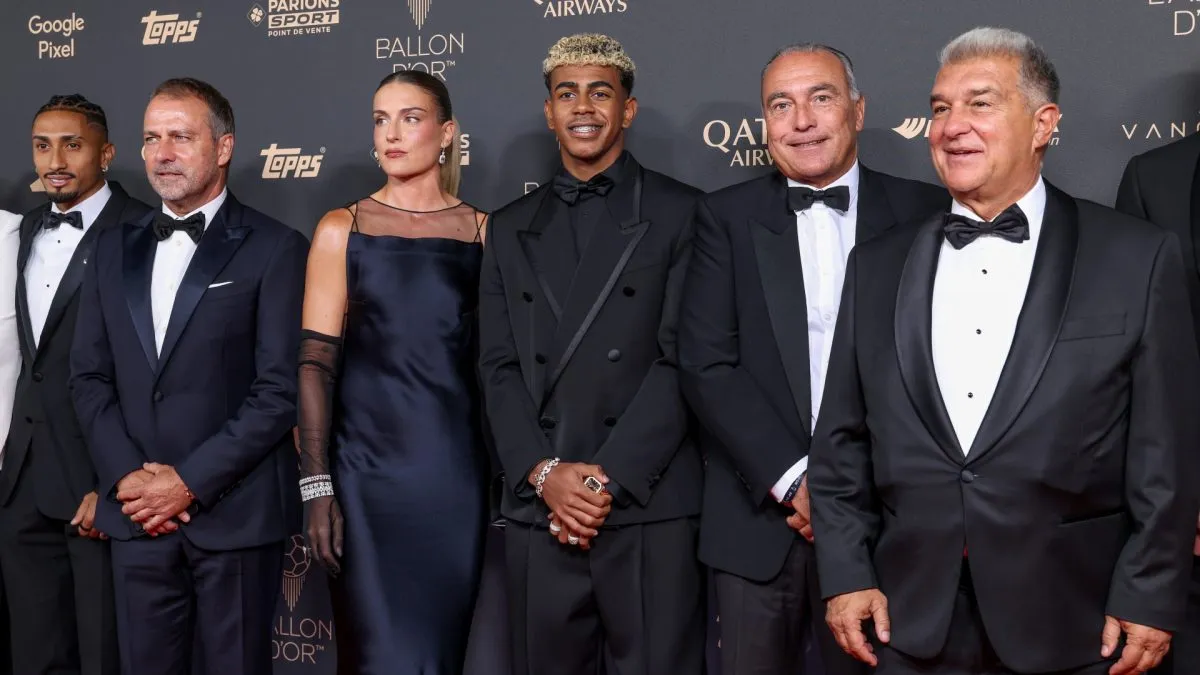 Lamine Yamal was selected as the second best player in the world, behind Dembélé.